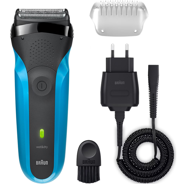 Braun Series 3 310s Folie shaver Trimmer Sort, Blå