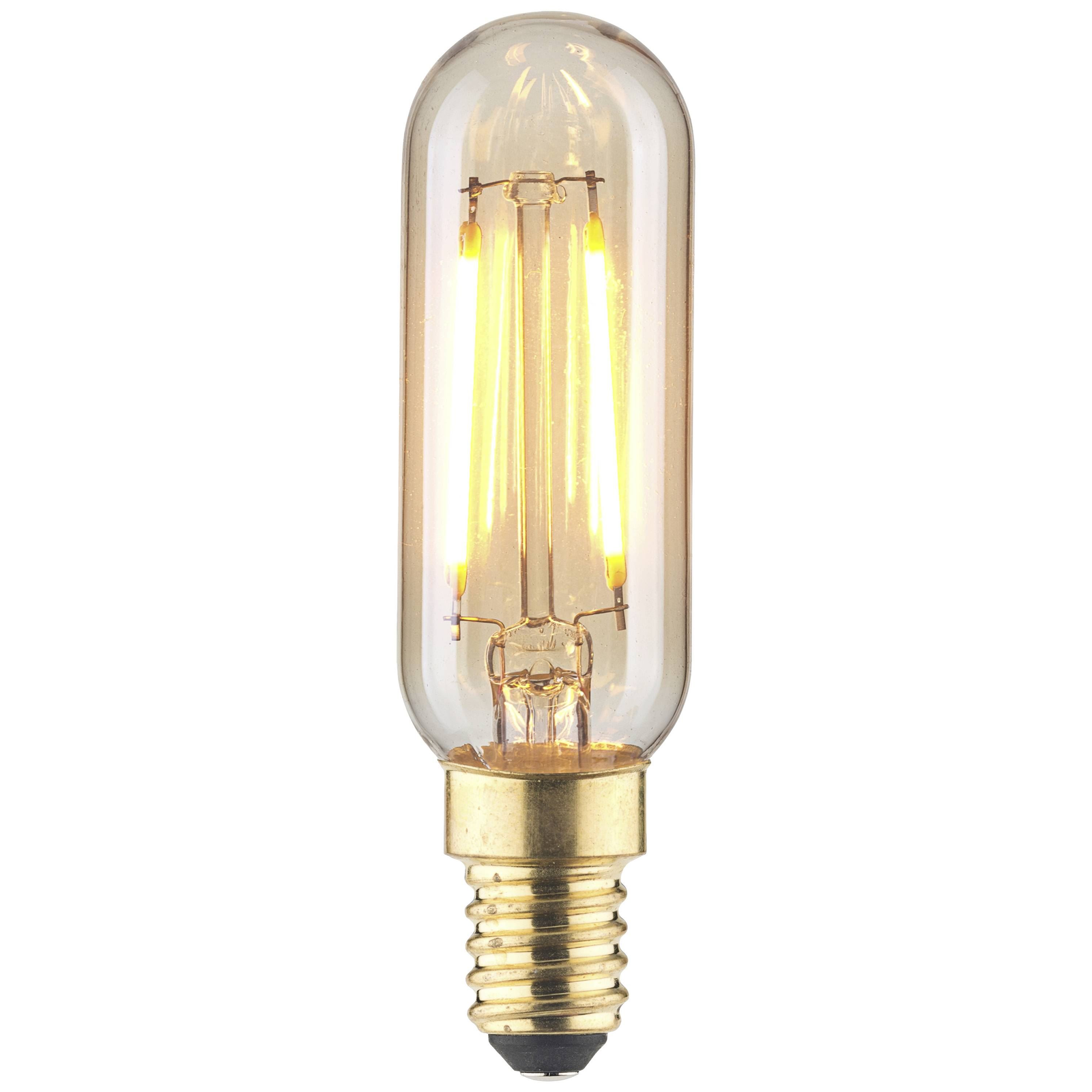 LightMe LED fényforrás cső forma E14 2.5W borostyán (LM85050) (LM85050)