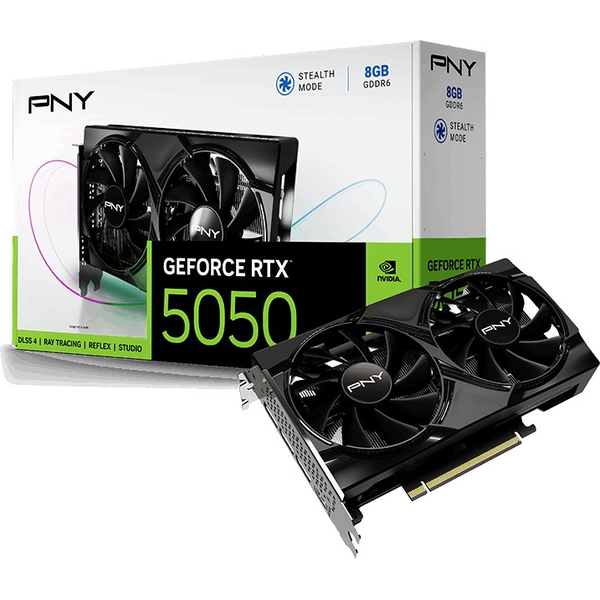 PNY GeForce RTX 5050 8GB GDDR6 Dual Fan videokártya