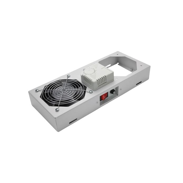 Lande 1 modulos ventilátor egység termosztáttal szürke (LN-FAN-THM-1FWMIP-LG) (LN-FAN-THM-1FWMIP-LG)