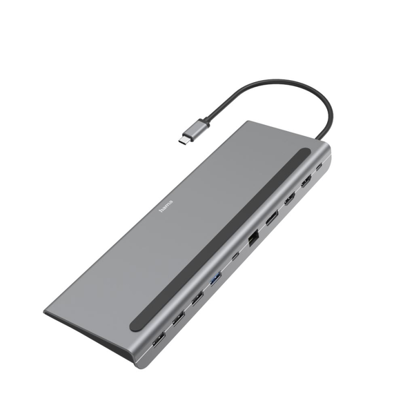 Hama 00200100 докинг станция USB 3.2 Gen 1 (3.1 Gen 1) Type-C Антрацит