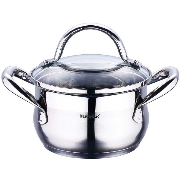 Bergner BG-6506 üvegfedős lábas (S5001224)