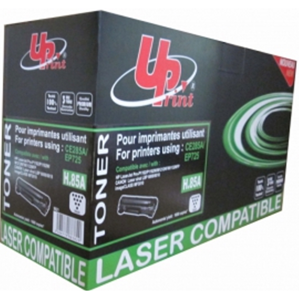 UPrint (HP CE285A / Canon EP725) Utángyártott Toner - Fekete (H.85A-UP)