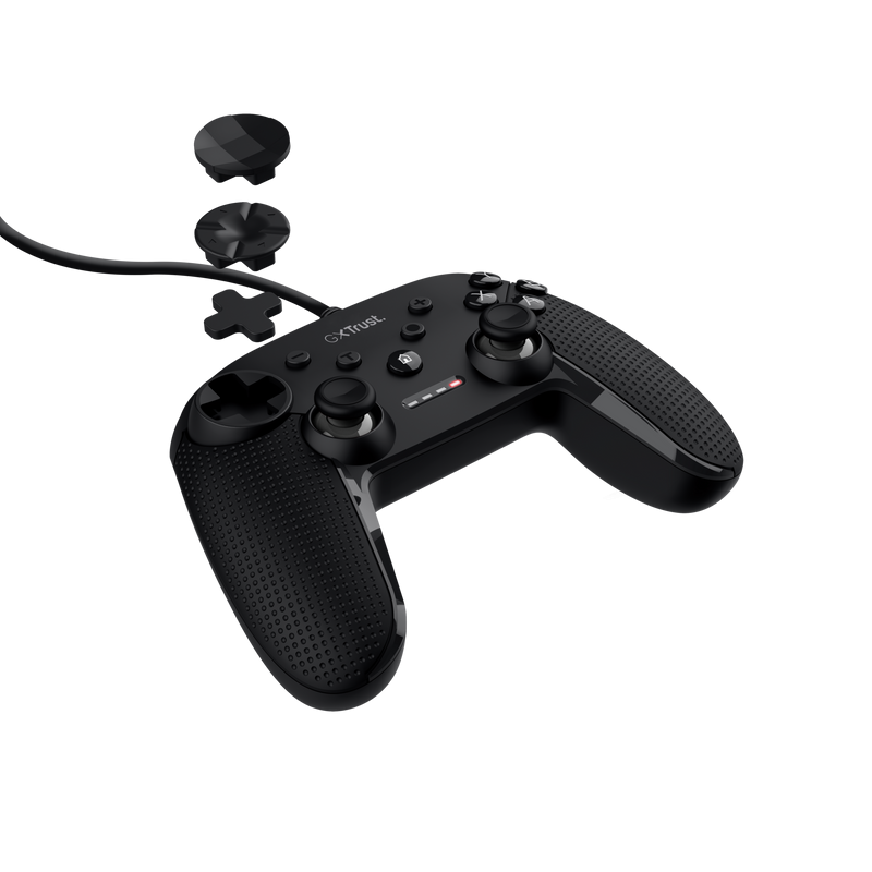 Trust GXT 541 MUTA Fekete USB 2.0 Joystick Analóg/digitális PC (24789)