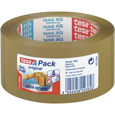 Tesa csomagoló ragasztószalag, barna (H x Sz) 66 m x 50 mm TESA Tesapack® Ultra Strong (57177-00000-00)