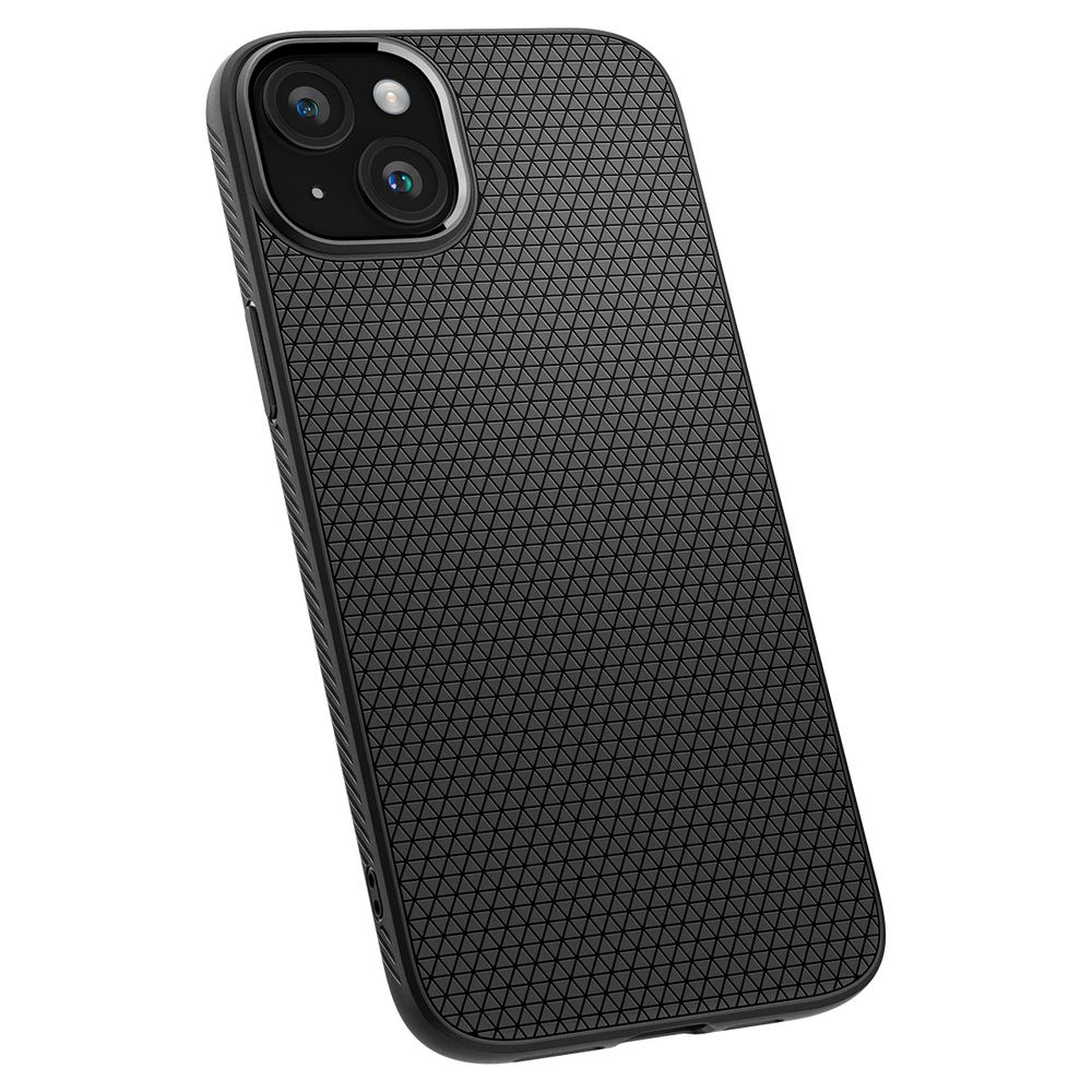 Spigen Liquid Air iPhone 15 tok fekete (ACS06790) (ACS06790)