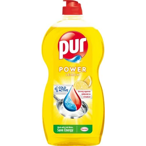 Препарат за ръчно миене на съдове Pur Lemon, 1200 мл