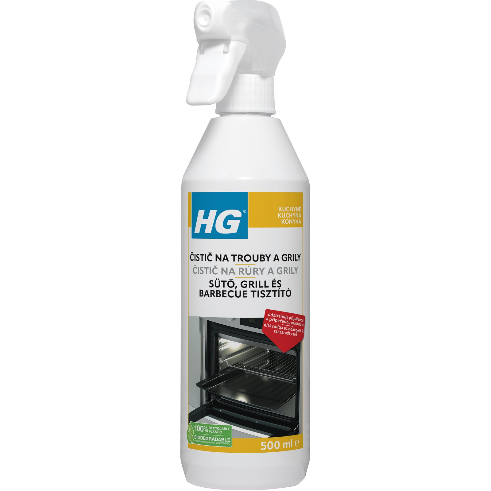 HG Sütő- és grilltisztító 500 ml (8711577014629)