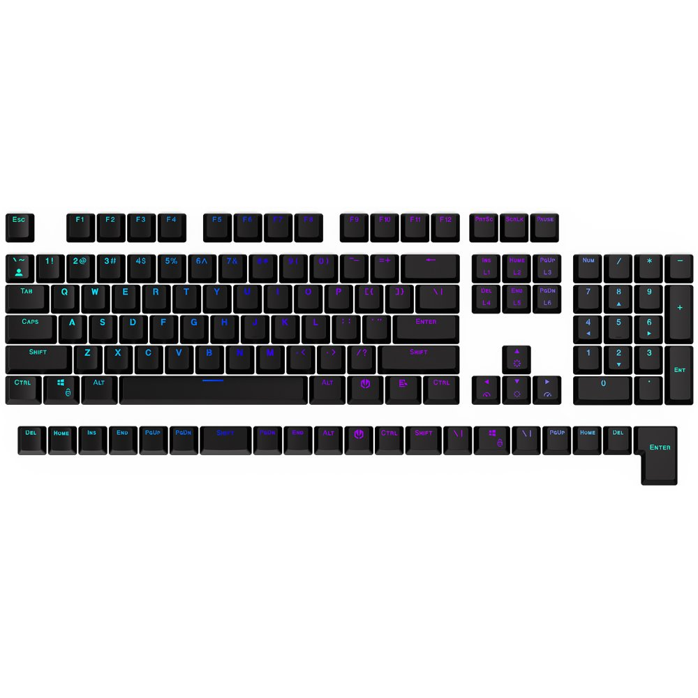Endorfy PBT Keycaps - Fekete (EY0E001)