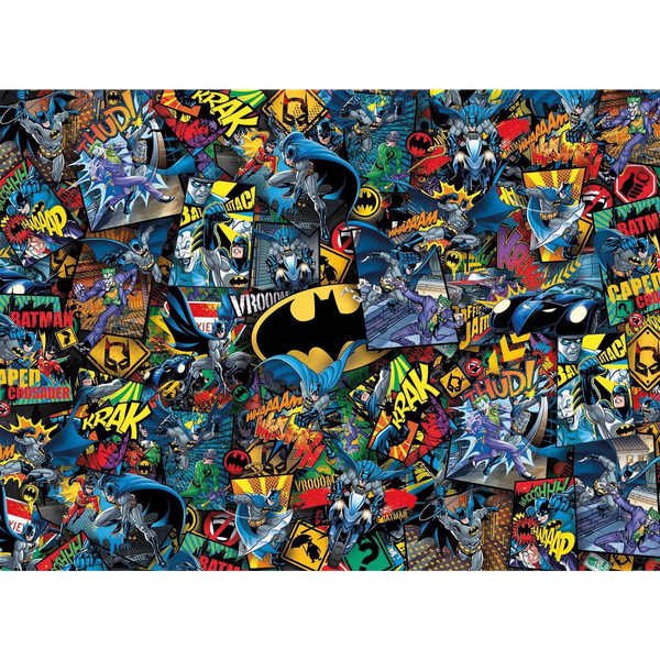 Puzzle Clementoni 1000 dílků Puzzle 1000 Impossible Batman 39575