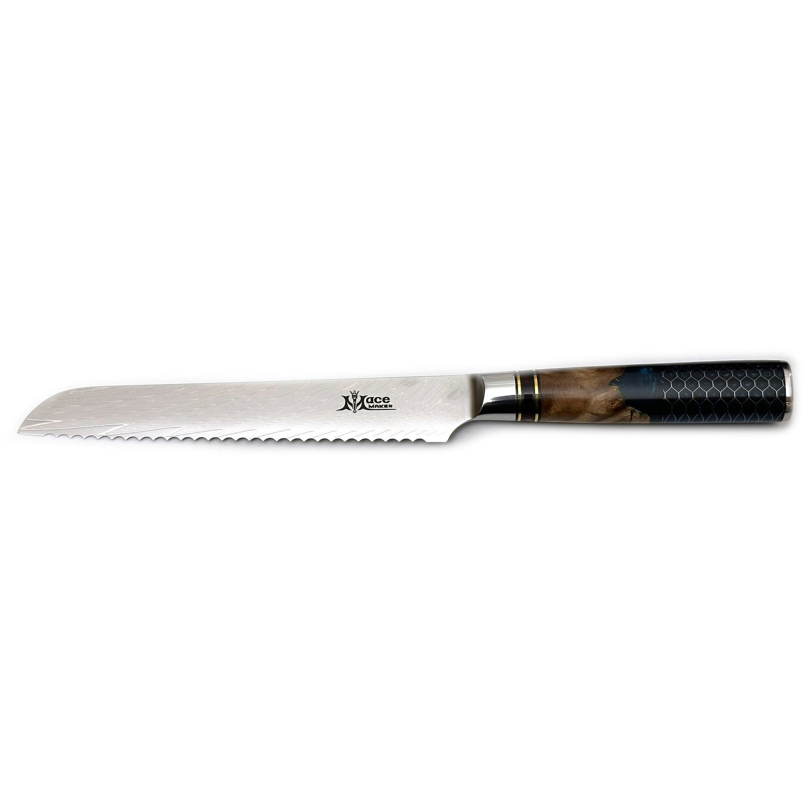 MaceMaker VERONA BREAD KNIFE SanMai damaszkuszi konyhakés (8594176645797)