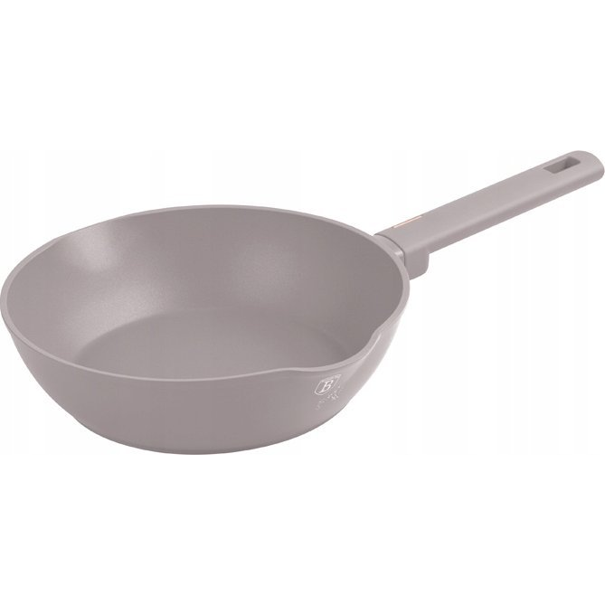 BerlingerHaus BH/8090 Taupe Collection Mély Serpenyő - 24 cm, Tartós Tapadásmentes Titánpro Bevonattal (BH-8090)