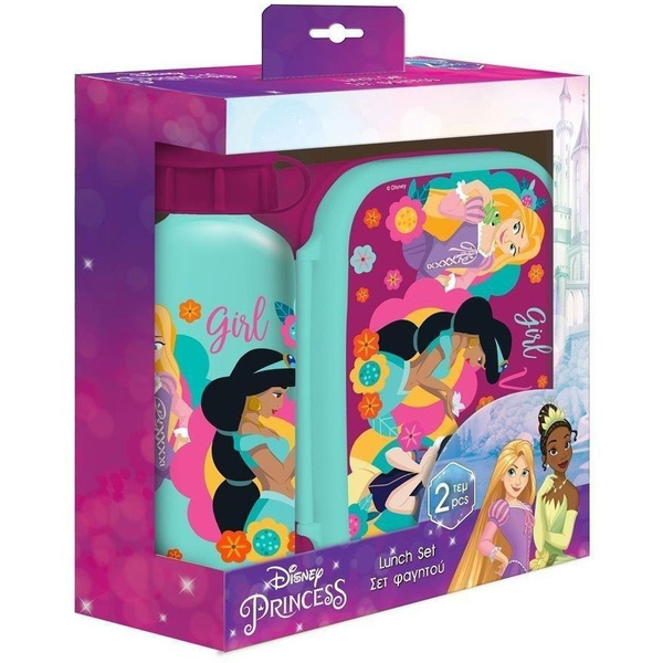 Lunchbox butelka 500ml + pudełko 800ml Princess