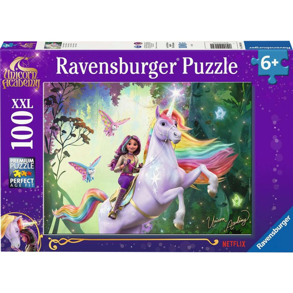 Ravensburger Unicornis Académia - Sophia és Wildstar 100 darabos XXL puzzle