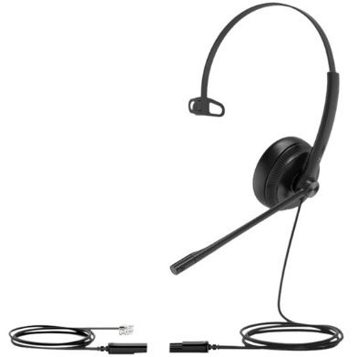 Yealink YHS34 Headset Ledningsført Kontor/Callcenter Sort