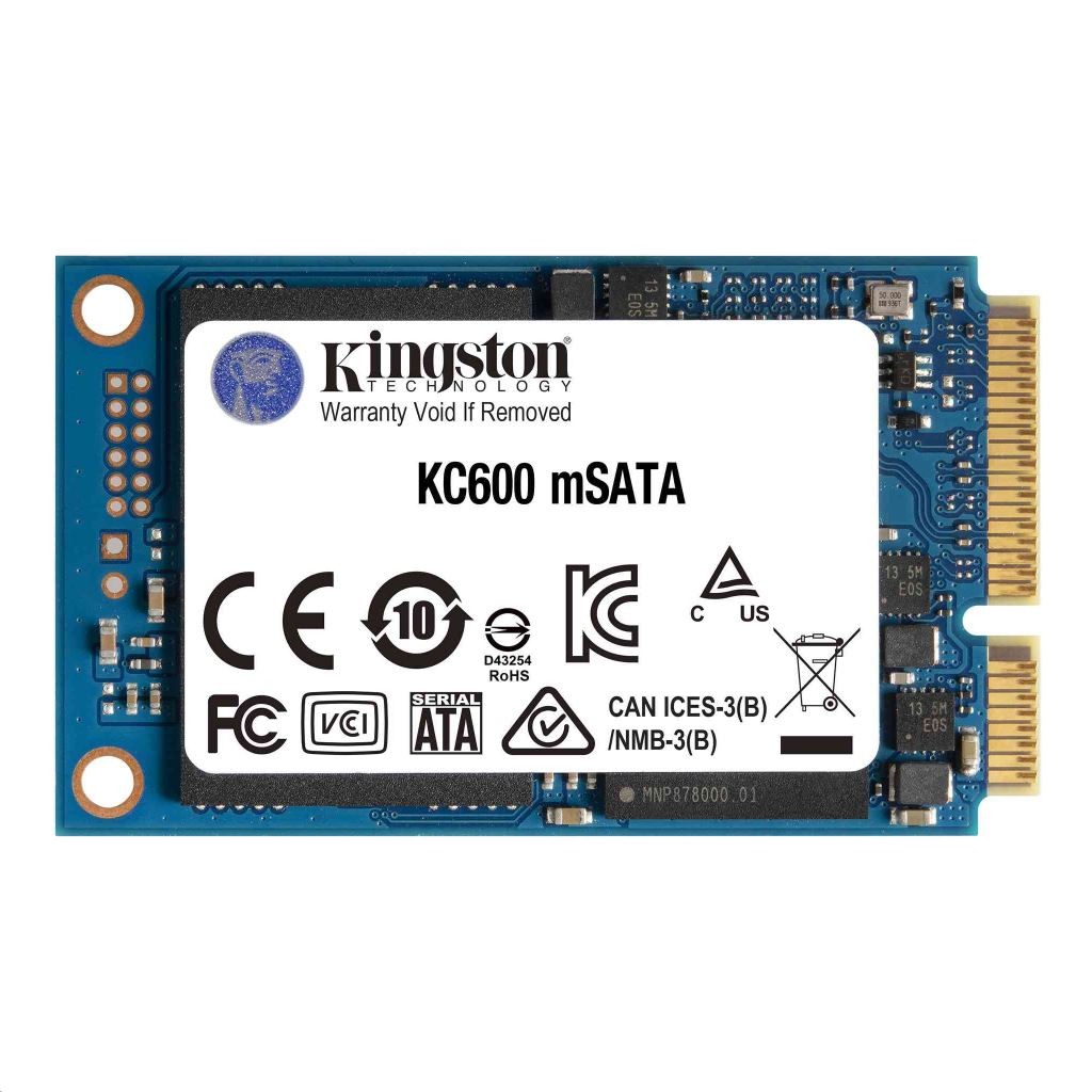 Kingston KC600 512GB mSATA SSD (SKC600MS/512G)