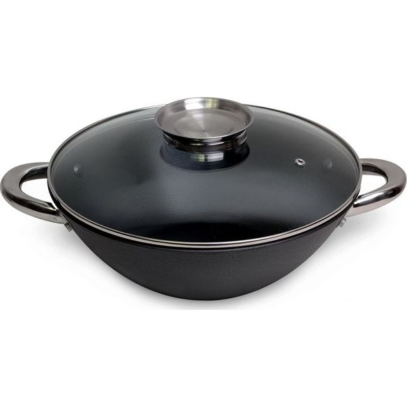 Patelnia Kamille wok Teflonowa Żeliwna 32cm