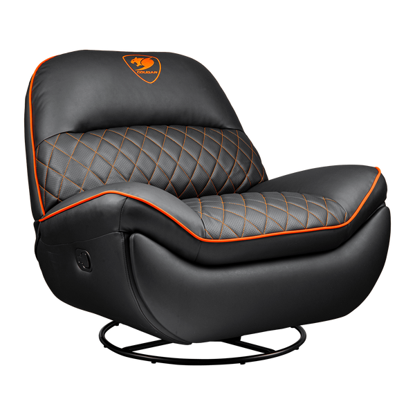 COUGAR Gaming Overlord Гейминг диван Подплатена седалка Черен
