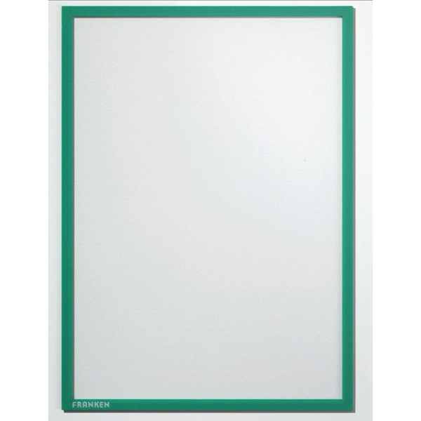 Franken Infókeret A4, mágneses  zöld (ITSA4M 02)