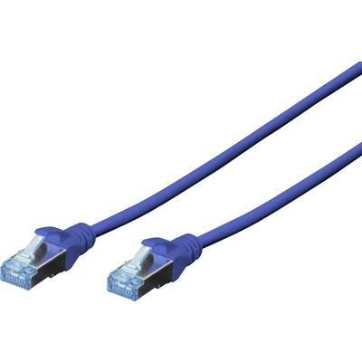 Digitus Patch Cable, SFTP, CAT5E, 3M, blue síťový kabel Modrý