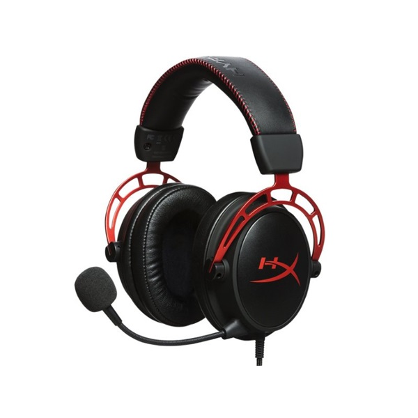 HyperX Cloud Alpha - Gaming Headset (Black-Red) Sluchátka s mikrofonem Kabel Přes hlavu Hraní Černá, Červená