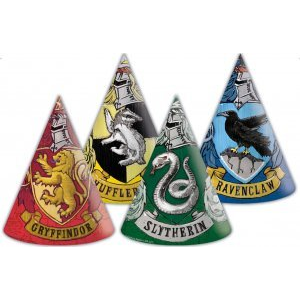 Harry Potter Hogwarts Houses Parti Kalap, Csákó - 6 db