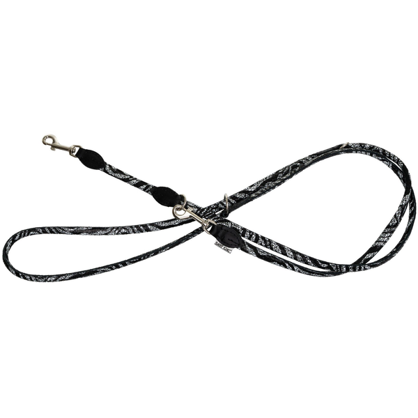 Smycz dla psa, wz�r EQUILIBRE, regulowana okr�g�a 12mm /220cm