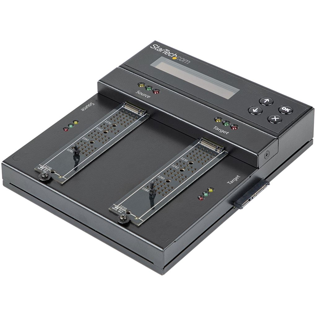 StarTech.com SM2DUPE11 duplikátor HDD/SSD másoló 1 másolatok Fekete (SM2DUPE11)