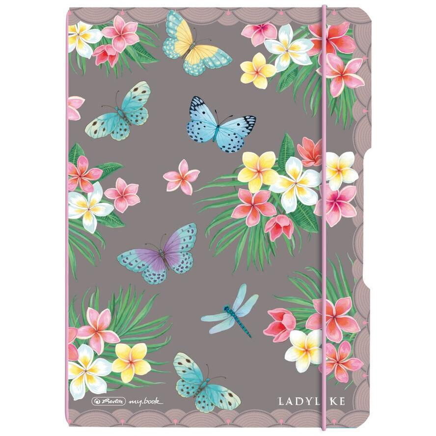 Herlitz Notizh.flex PP A5/40 punkt. Lad.Butterfl. my.book (50044290) (50044290)