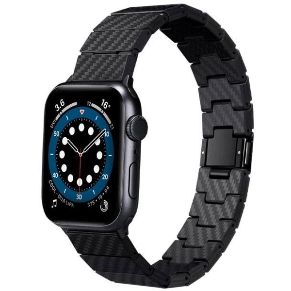 Pitaka Carbon Fiber Strap Black/Grey Apple Watch 42/44/45/Ultra 49mm