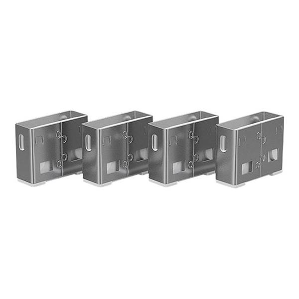Lindy 40464 portblokering USB Type-A Hvid Acrylonitrilbutadienstyren 10 stk