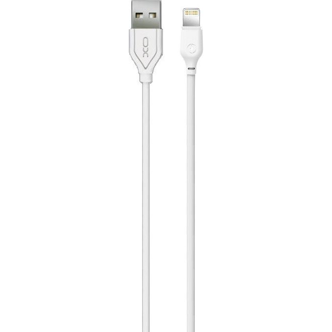 Iphone 8Pin Adatkábel, 2.1A, 2M, Fehér, Xo Nb103 (8_2241421)