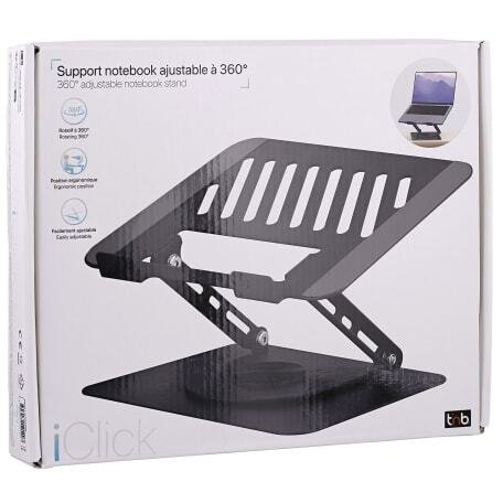 TnB Podstawka Metalowa Stojak Laptop Tablet Do 15 Cali 15" Regulacja Obrót 360° / Nbstand360