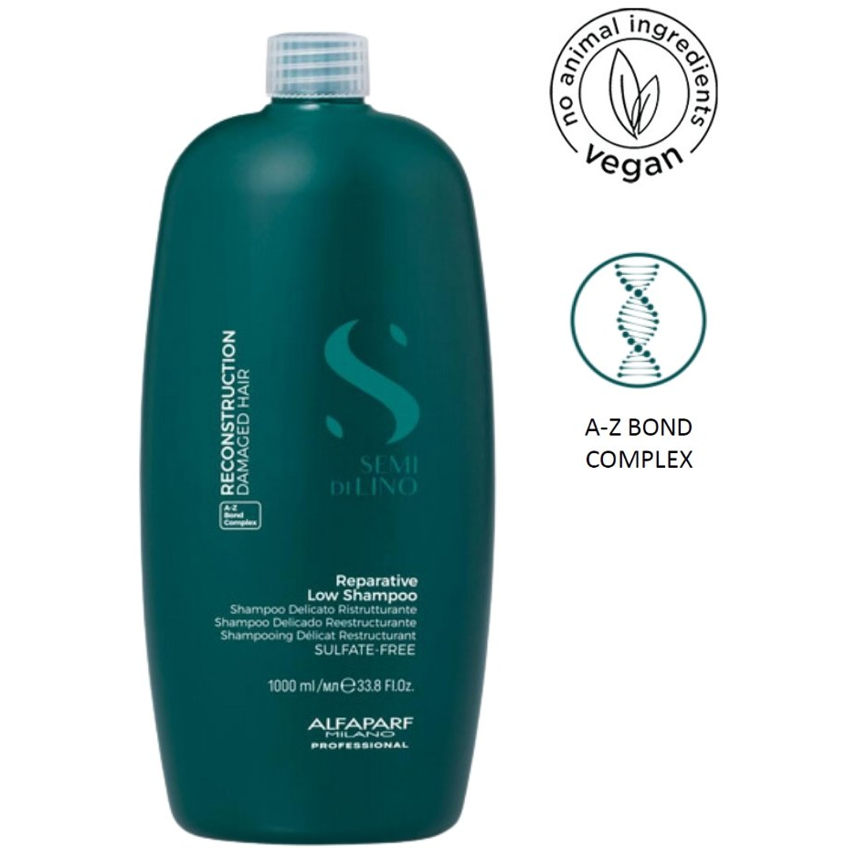 ALFAPARF MILANO Semi Di Lino Reconstruction Reparative Low Shampoo 1000 ml (8022297175300)