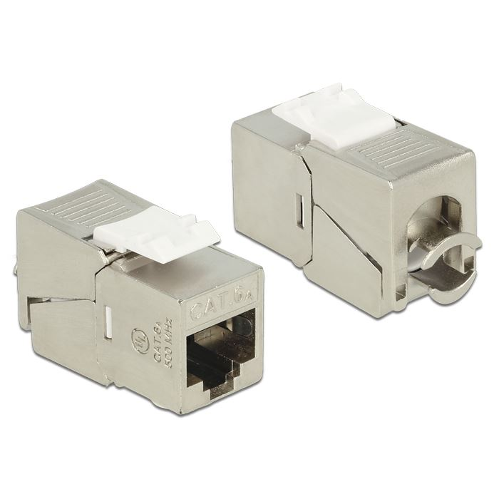 Delock Keystone modul RJ45 aljzat > LSA Cat.6A STP (86179) (del86179)