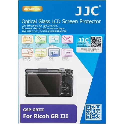 JJC Optical Glass Screen Protector for Ricoh GR III