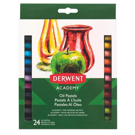 Derwent Academy Olajpasztell kréta - 24 különböző színű (2301953)