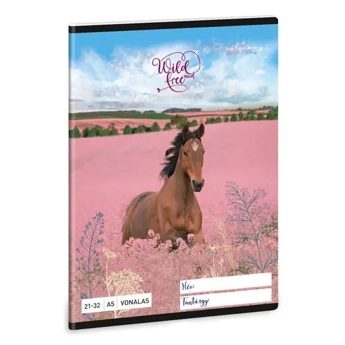 Ars Una Wild and Free A/5 vonalas füzet 21-32 (53623591) (53623591)