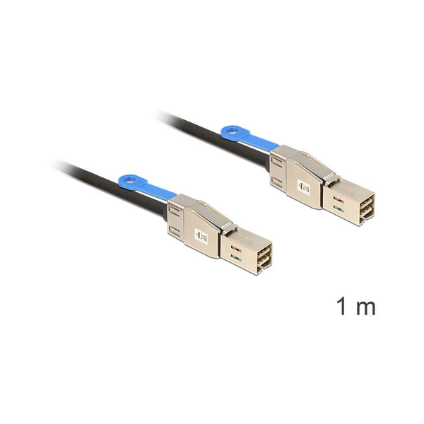 DELOCK SAS Kabel Mini SAS HD -> Mini SAS HD St/St 1.00m