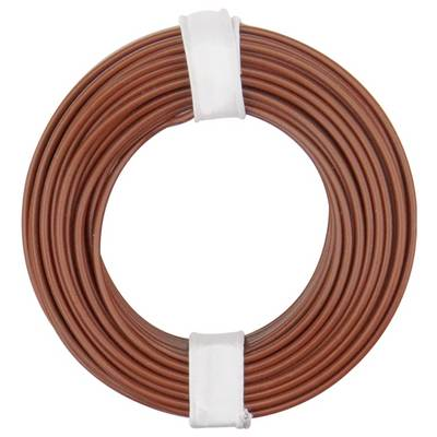 Donau Elektronik Huzal LiY 1 x 0.75 mm2 + 1 x 0.75 mm2 Barna 1 db (175-018)