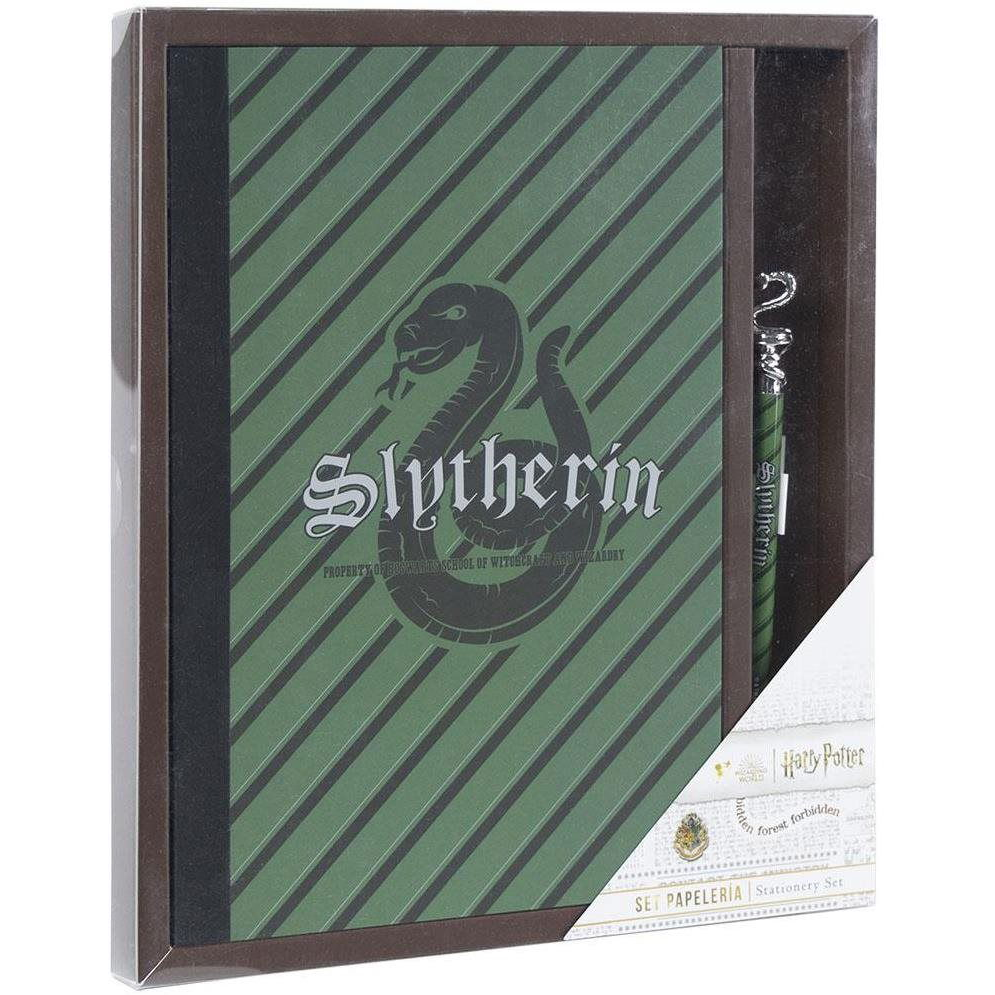 Harry Potter - Slytherin - jegyzetfüzet tollal (8445484205480)