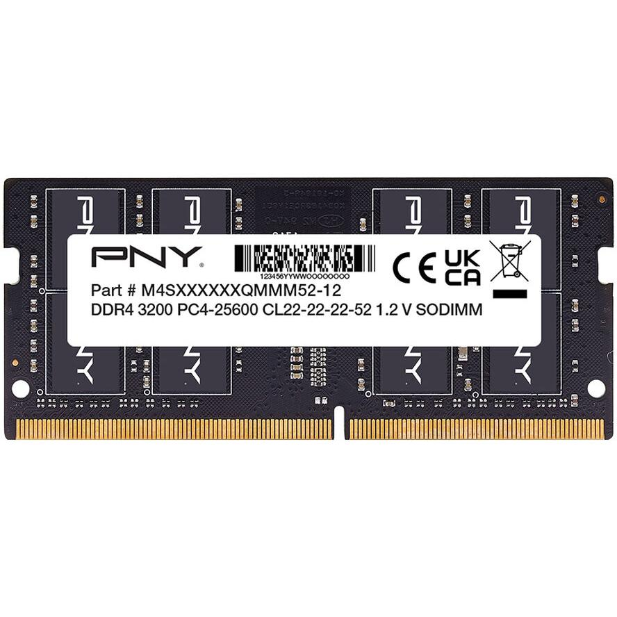 PNY Performance DDR4 3200MHz 16GB Notebook RAM (MN16GSD43200-TB)