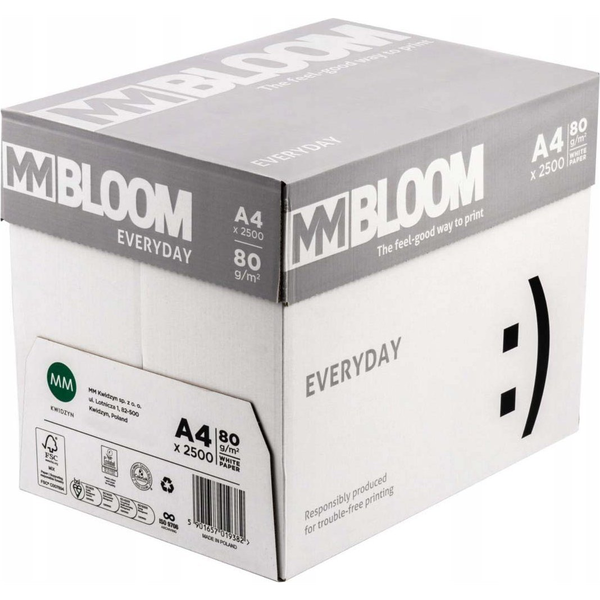 MM Kwidzyn Papier ksero Bloom Everyday 146 CIE | A4 | 80g | 500 arkuszy | Klasa C