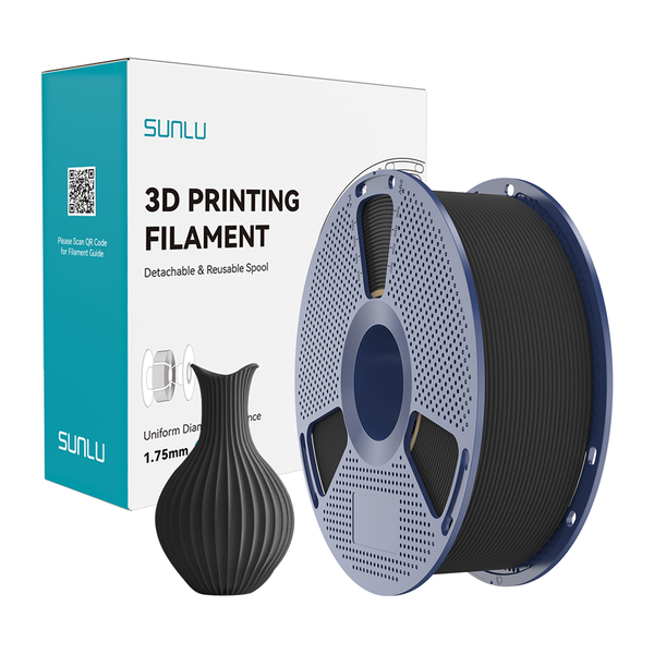 Sunlu Filament Sunlu PLA 1.75mm Classic Czarny 1KG