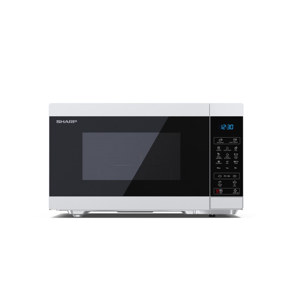 Sharp YC-MG81E-W mikrohullámú sütő fehér-fekete (YC-MG81E-W)