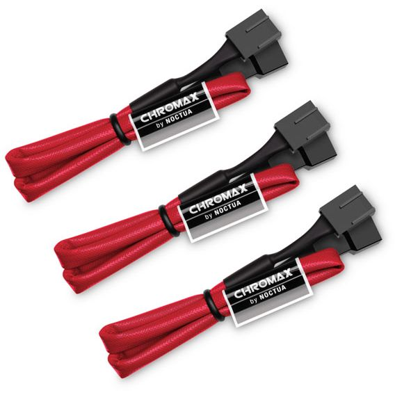 Noctua NA-SEC1 Ventilátor kábel hosszabbító készlet - Piros (NA-SEC1.red)