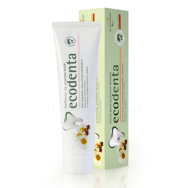 Ecodenta fogkrém, érzékeny fogakra, kamilla, szegfűszeg és Kalident kivonattal, 100 ml