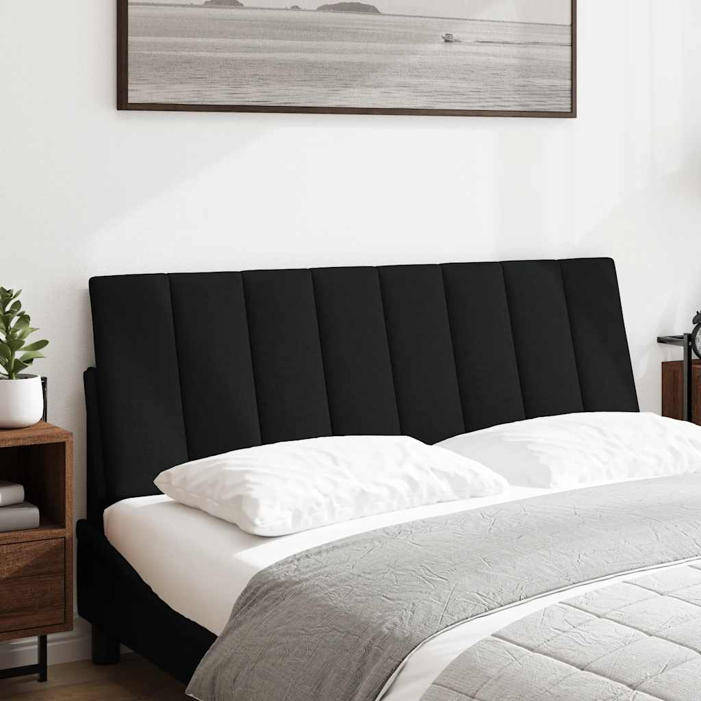 fekete szövet fejtámla párna 120 cm (4019158)