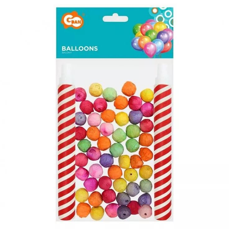 Godan Papírgalacsin fújó party játék 65db galacsinnal (PIST2)