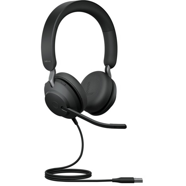 Jabra Evolve2 40 SE Headset Ledningsført Opkald/musik USB Type-A Sort